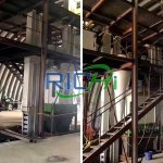 wood pellet plant construction