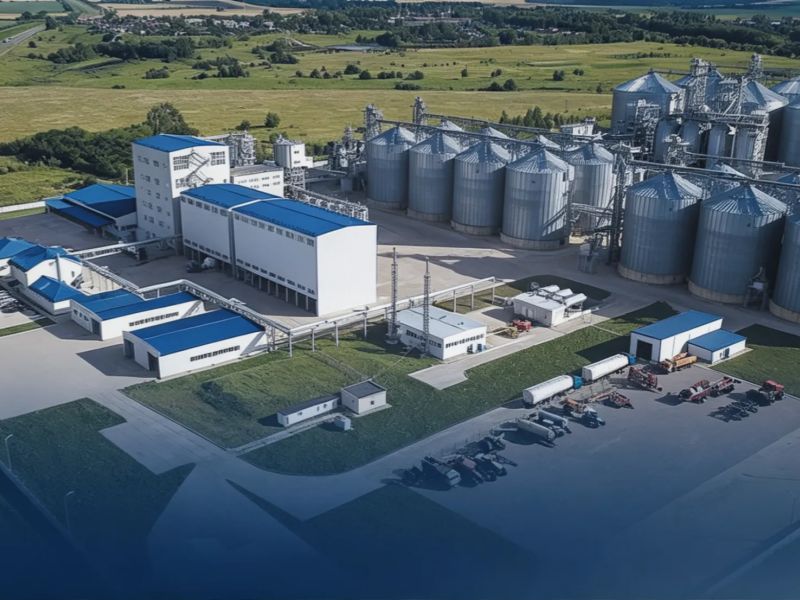 Aquatic feed pellet plant